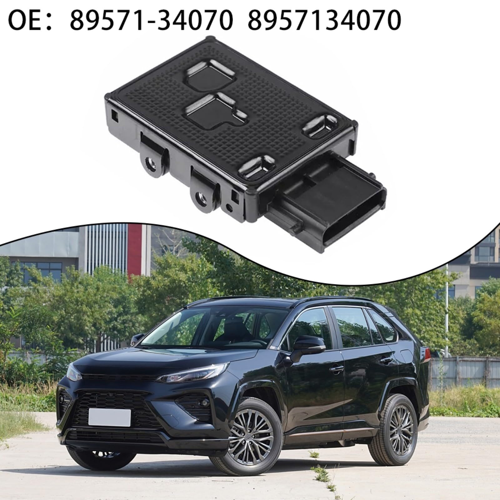 1 módulo de control de bomba de combustible para Toyota para TUNDRA 2010-2021 8957134070 6 pines ABS, pieza de repuesto de metal negro, reparación directa del motor