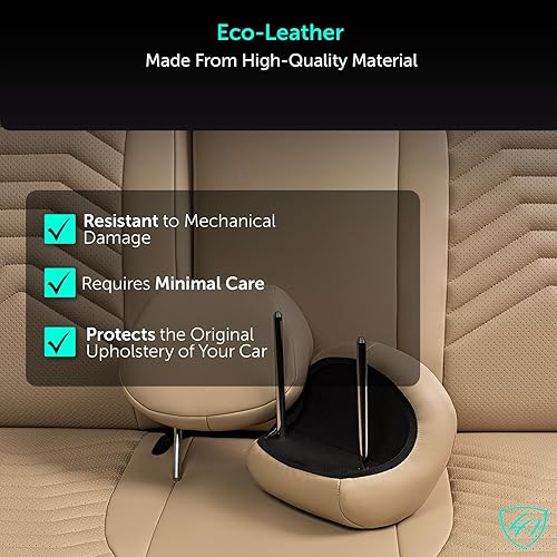 Miniatura 9 de Lord AutoFashion - Fundas de asiento personalizadas de alta calidad para Toyota Corolla Sedan L, LE, XLE modelos 2014-2019, Byron President