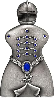 Lattafa Niche Emarati Khalid – Leathery, Smoky, Resinous, Woody – Eau de Parfum for Everyone, 2.7 Ounce / 80 ml