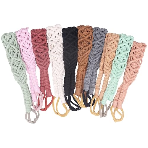 Miniatura 3 de FZBNSRKO Paquete de 3 diademas de punto hechas a mano para mujer (colores mezclados)