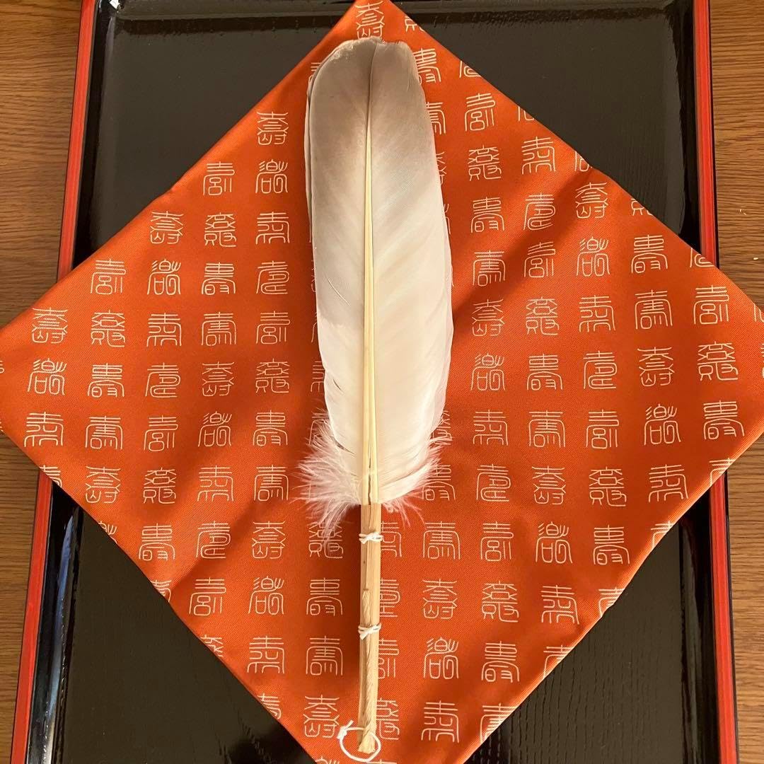 □楠廸庵□茶道具 羽箒 炉用 □楠廸庵□茶道具 羽箒