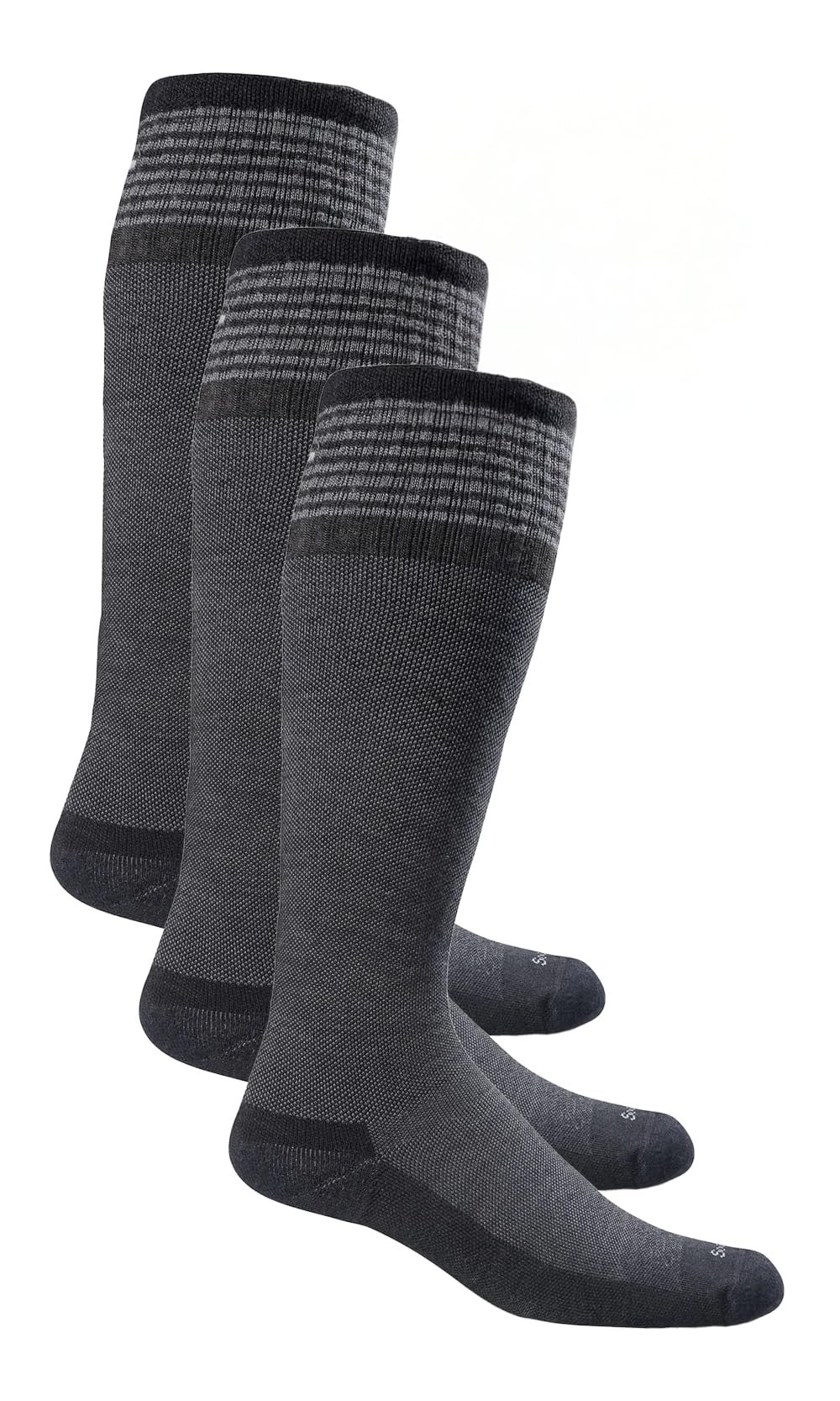 Sockwell Elevation Firm Graduated Compression Socks, -3pk, Women's, Black, M, L