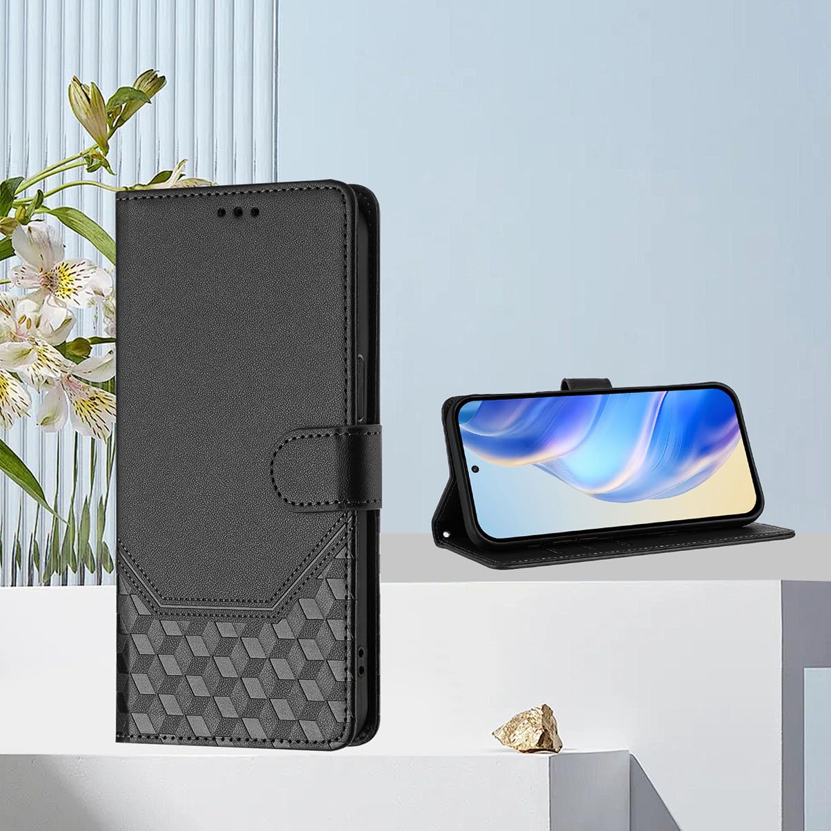 Edge 50 Pro Custodia Flip Motorola - Cover Portafoglio Pelle Con Supporto Motorola Edge 50 Pro 12/512 Gb - Foto 9