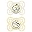 MAM Perfect Night Baby Pacifier, Patented Nipple, Glows in The Dark, 2 Pack, 0-6 Months, Unisex