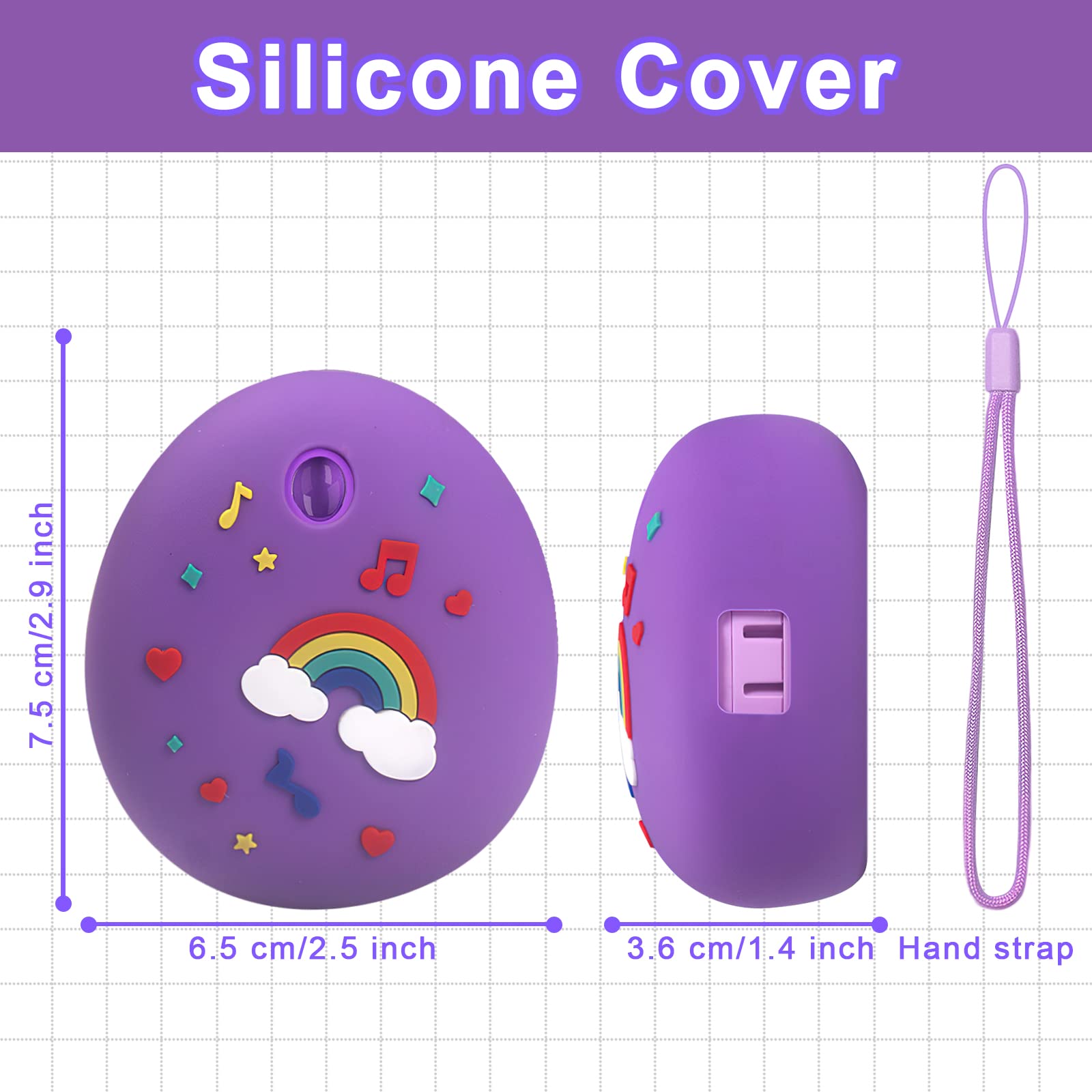 Silikonhülle Für Tamagotchi Paradise Pet - Kratzfeste Schale In Lila, Blau Oder Rosa