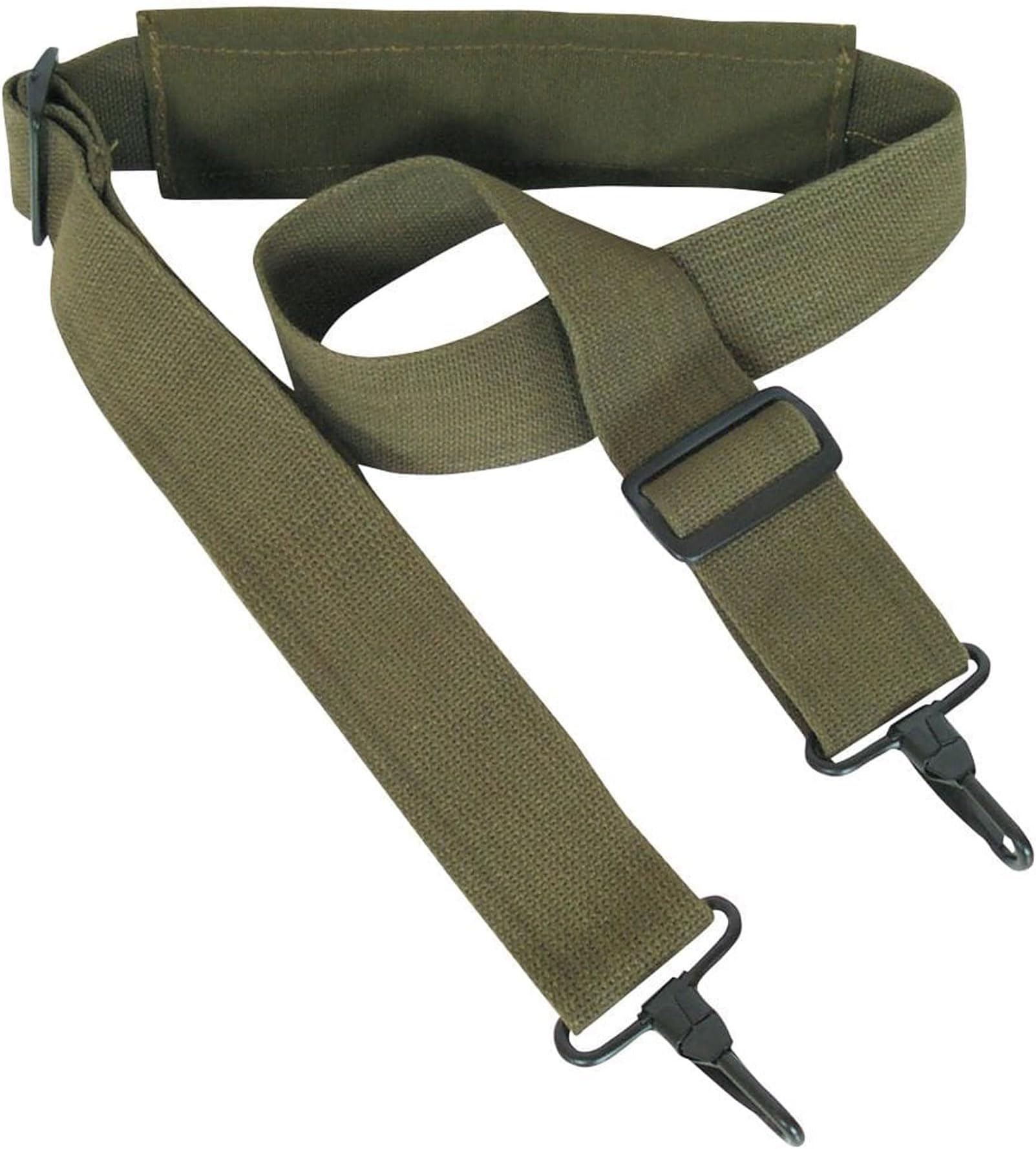 General Purpose Two Snap Utility Shoulder Strap - Fully Adjustable Up To 48" For Duffel, Gear, Roll Bags