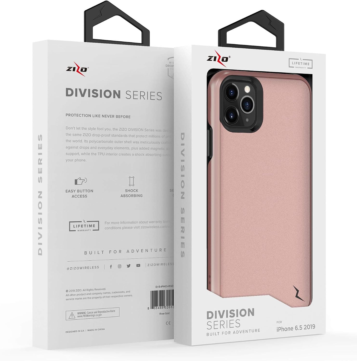 Zizo Division Series for iPhone 11 Pro Max Case - Military-Grade Protection Heavy-Duty Shock Absorbtion - Designed for 2019 Apple iPhone 11 Pro Max - Rose Gold