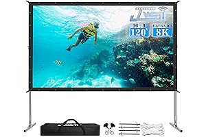 Outdoor Portable Movie Screen: Uncompromised Cinematic Experiences JWSIT 120"