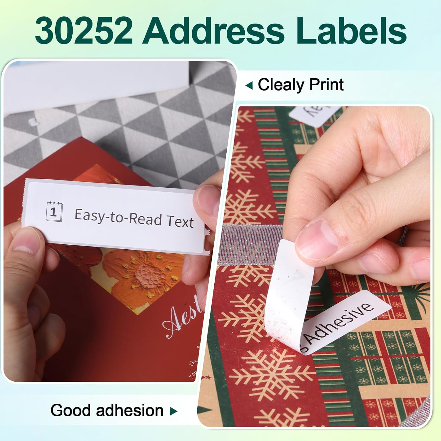 Compatible with Dymo Labels 30252 Address Labels 1-1/8 x 3-1/2 Work with Dymo 450, 450 Turbo, 4XL, 400, Label Printers (10 Rolls /3500 Labels)