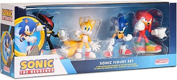 Comansi Sonic Colection Set (4 Figurines: Sonic, Shadow, Knuckles, Tails)