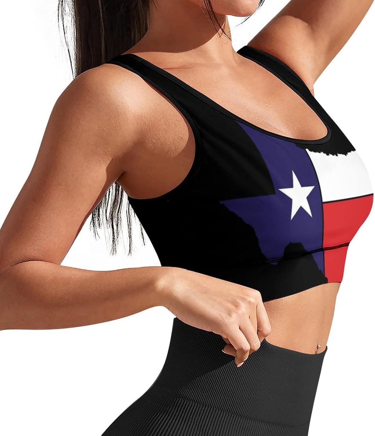 Sports Bras for Women with Removable Pads Yoga Crop Tank Tops Fitness Exercise Workout Running Top