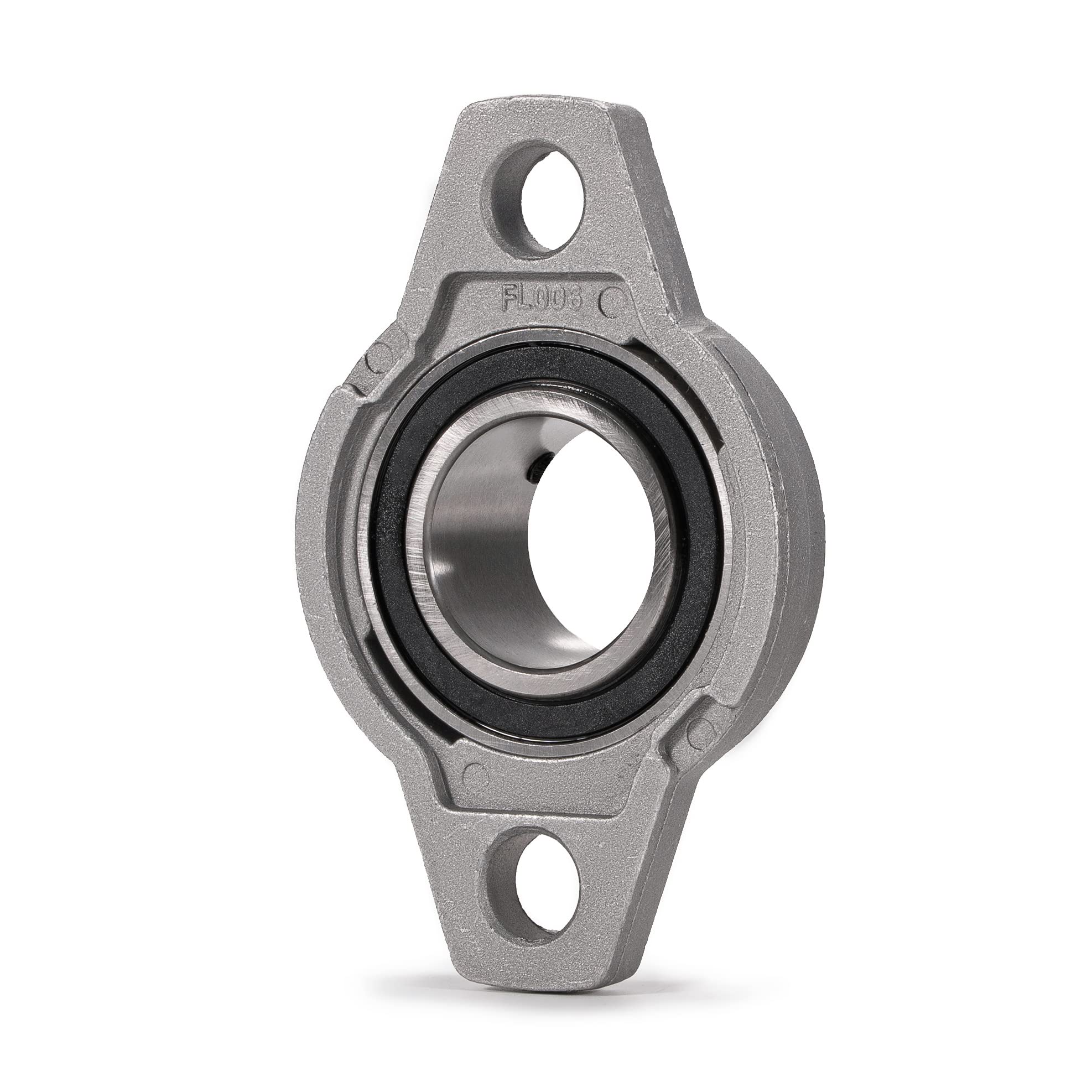 XiKe 4 pezzi KFL006 foro 30 mm lega di zinco montato cuscinetto sferico tipo flangia autoallineante Adatto per stampanti 3D ecc.