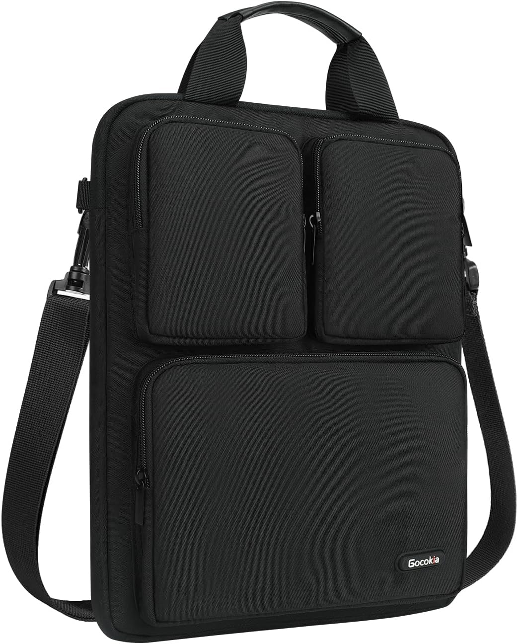 Laptop Bag Three Pockets for MacBook Air, 13 Inch MacBook Pro Retina, 14.1 Inch Laptop, Cross Body Shoulder Briefcase Bag, Messenger Bag, Briefcase Case
