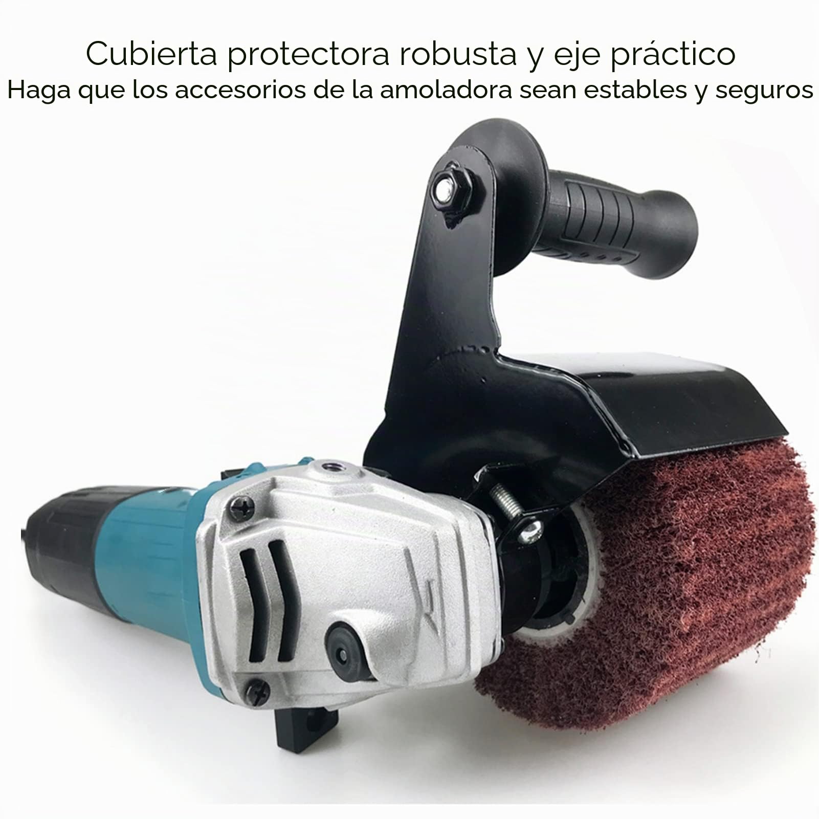 MáQuina Pulidora de Pulido, Muela Abrasiva M10 Amoladora Angular Multifuncional Accesorios de Molienda, Kit de Pulidora de Lijadora EléCtrica de Mano para Metal, Acero Inoxidable, PláStico, Madera
