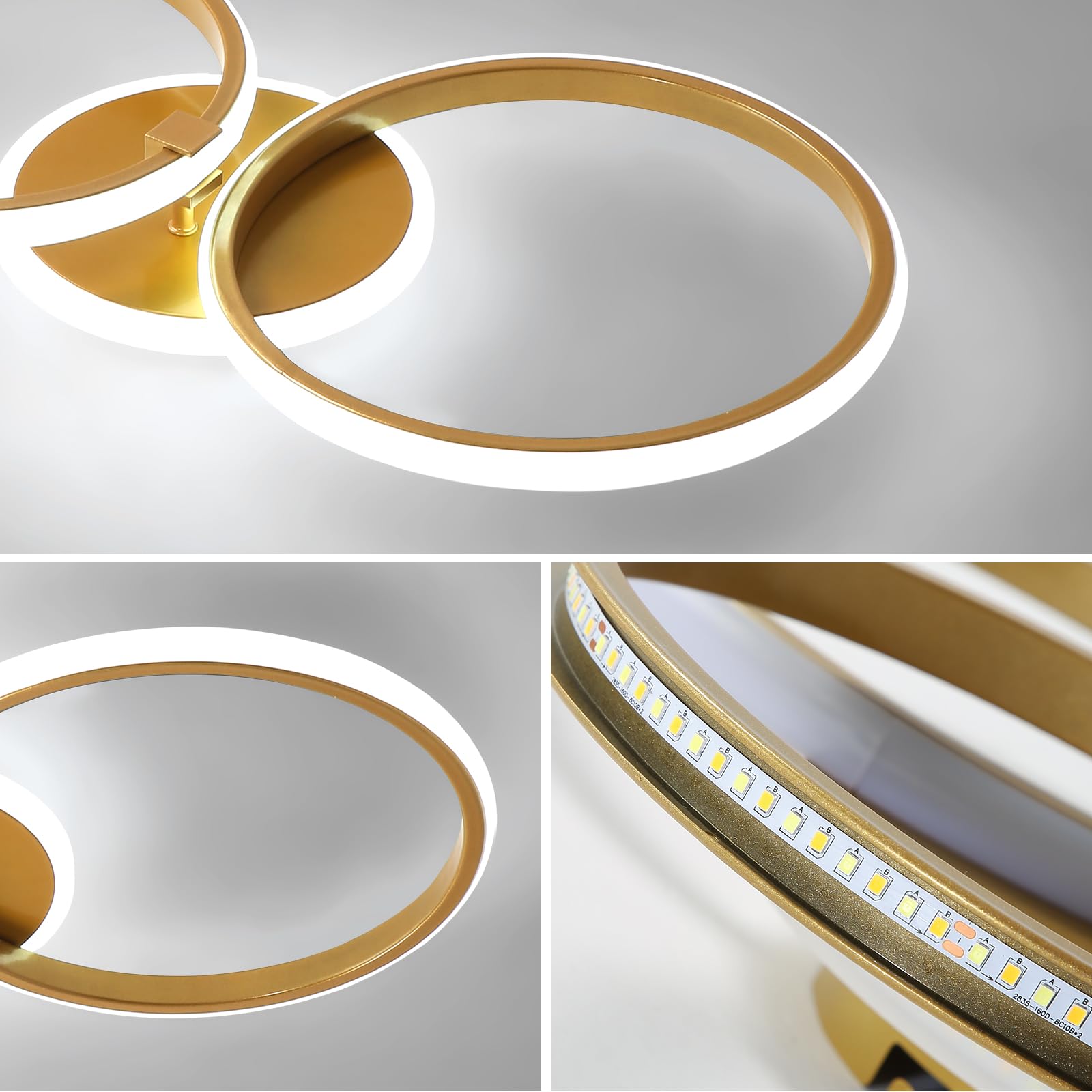 Glimmerove Ronde Plafondlamp van geribbeld glas en messing – Rustiek-chique plafondlamp voor woonkamers en badkamers HL2442 | Pl