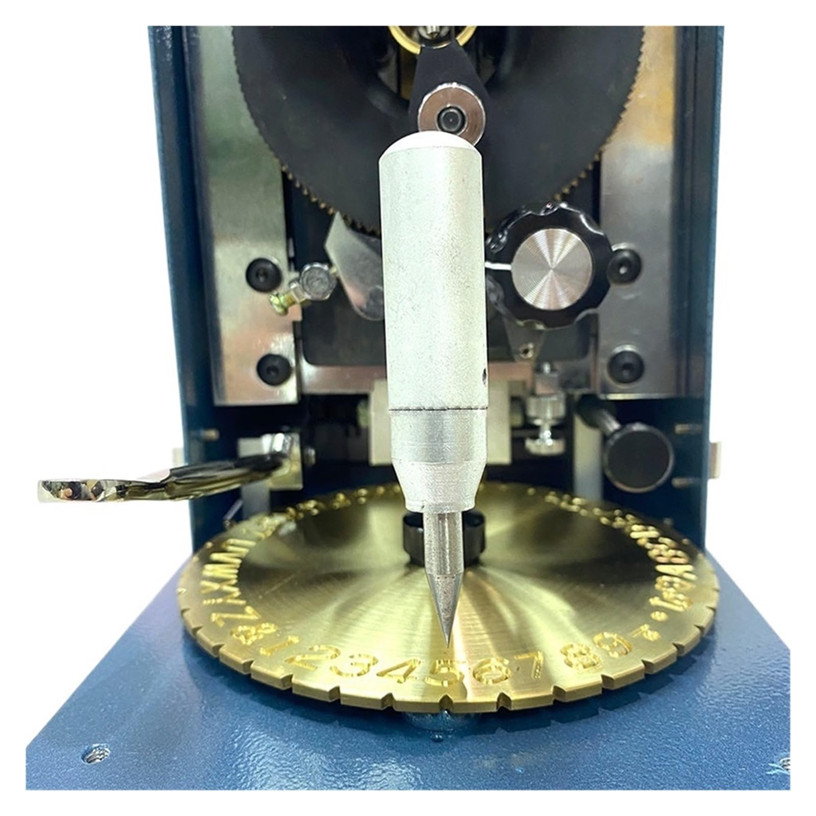 Machine De Gravure Manuelle Portable For Bagues En Or, Nom Et Lettre, À L'intérieur Des