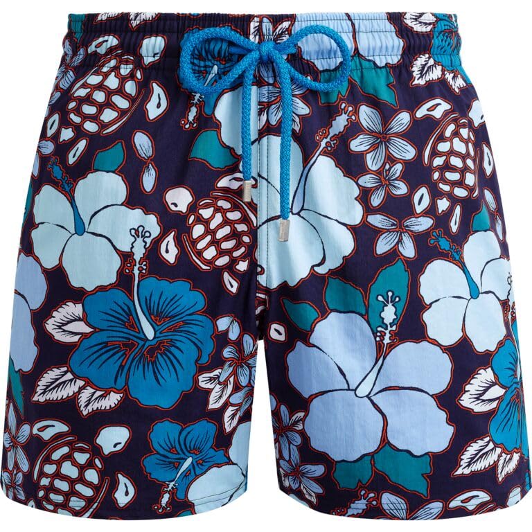 Men's Stretch Swim Shorts Tropical Turtles