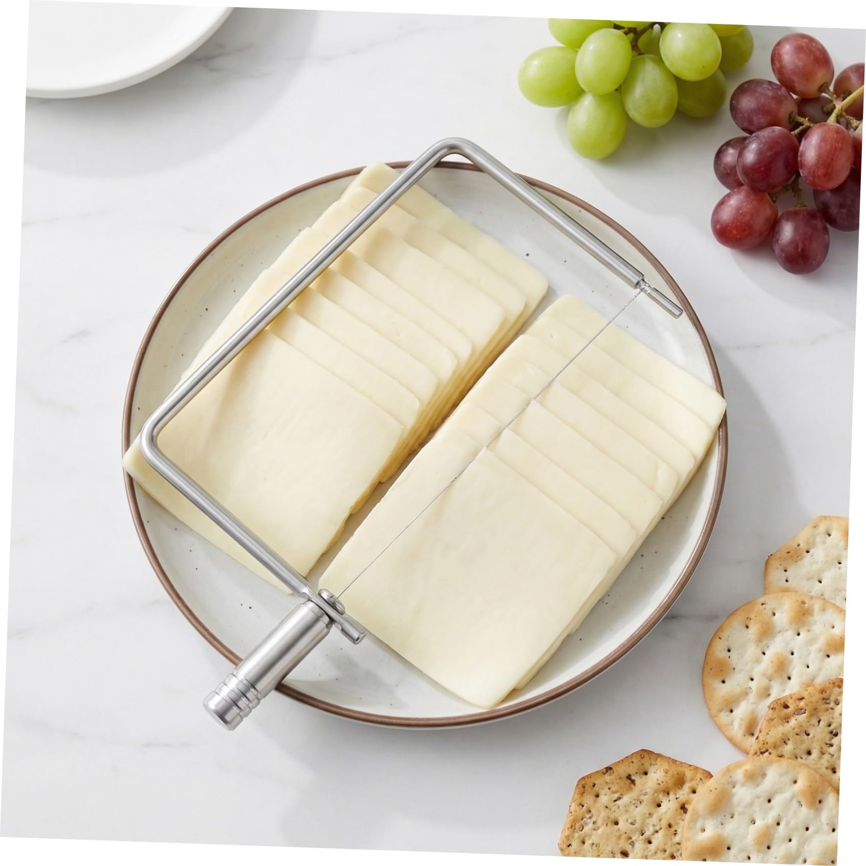 VICASKY 5 Stück Edelstahl Käsehobel Käseschneider mit Ergonomischem Griff Leichter Butter und Blockkäse Praktischer Hand Käseschneider für Präzises Schneiden und Einfache Reinigung