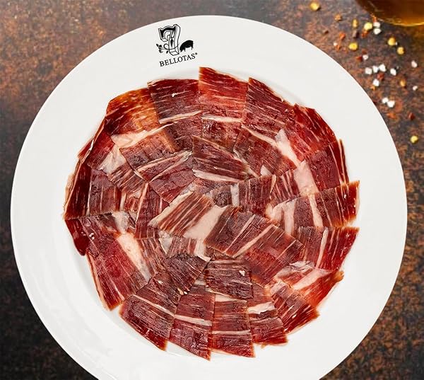 Prosciutto 7 BELLOTAS 100% Iberico di Ghianda | Jamon Bellota Pata Negra | Prosciutto crudo con 48 Mesi di stagionatura Naturale (Disossato +1,0KG) - 3