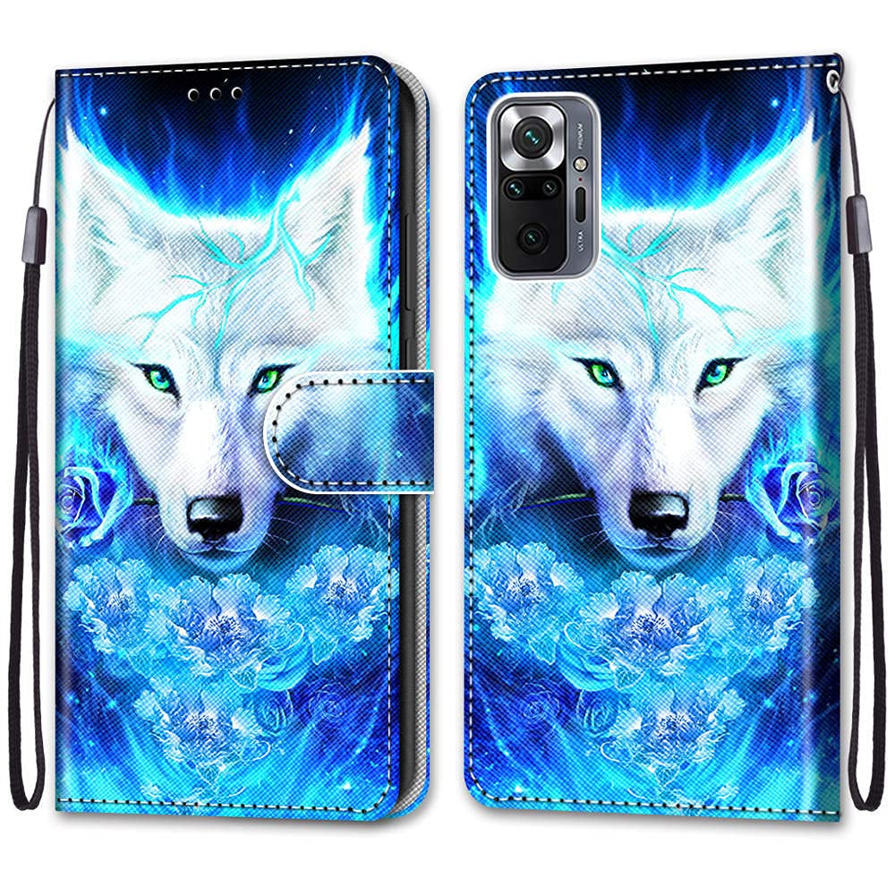 KANVOOS Handyhülle Für Xiaomi Redmi Note 10 Pro / Pro Max – Flip Case Aus PU Leder Mit Kartenfach & Standfunktion