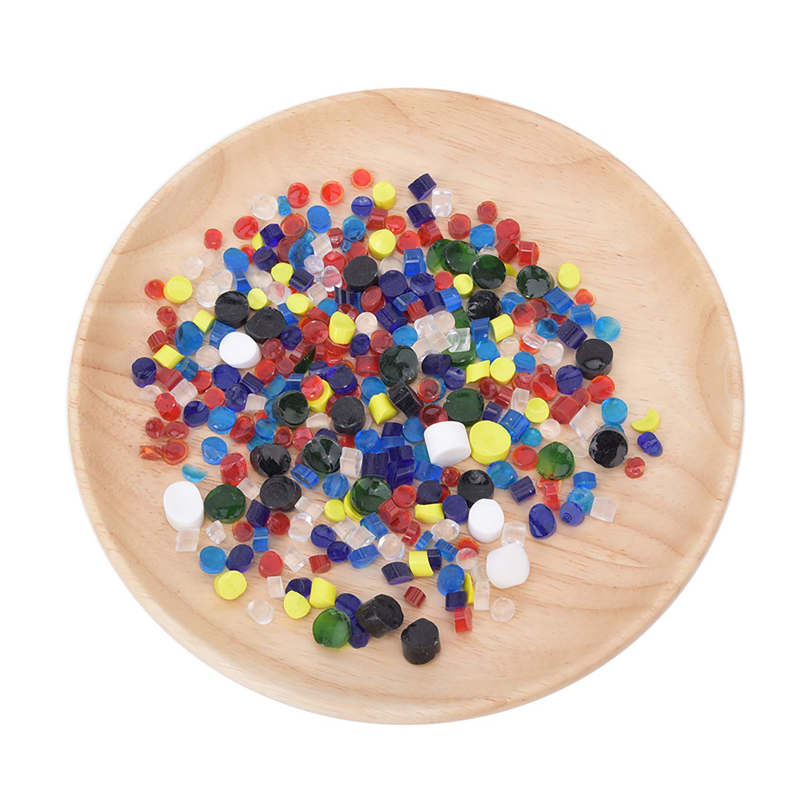 Verre à Fusion, Kit de Verre Coloré 100g pour Création de Bijoux et Projets Artistiques, Compatible avec Four à Micro-ondes et Travail à la Flamme