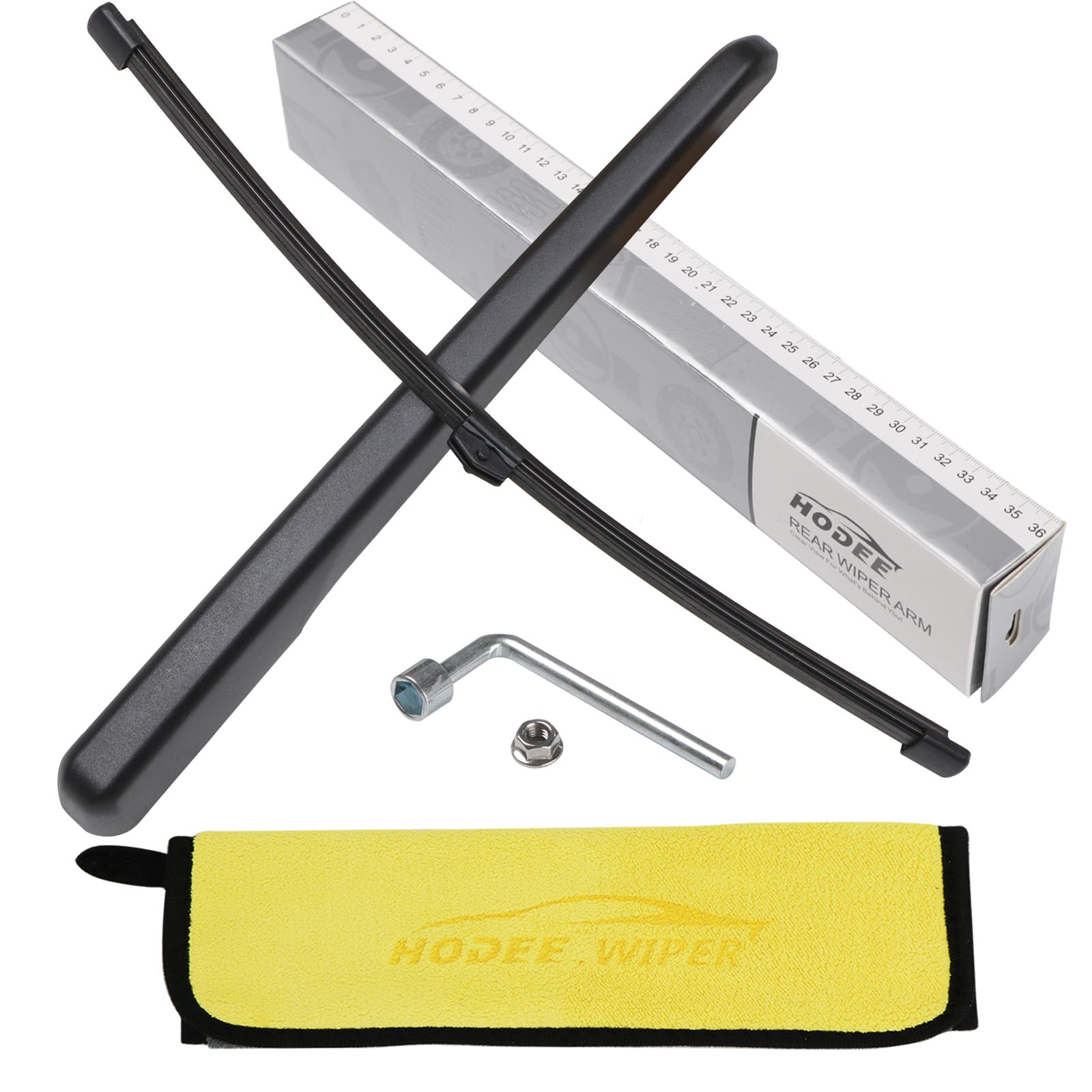 HODEE Rear Wiper Arm Blade Nut Set Replacement for Porsche Cayenne 2018-2025,Back Windshield Wiper Assembly with Window Wiper Cap Cover Accessories