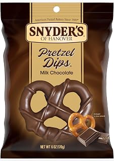 Snyder's of Hanover Pretzels, Milk Chocolate Covered Pretzels, 6 Oz