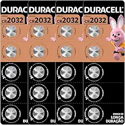Duracell Pilhas Moeda CR2032 Pack 20 Unidades – Ideal para Placas Mãe e Controles Automotivos