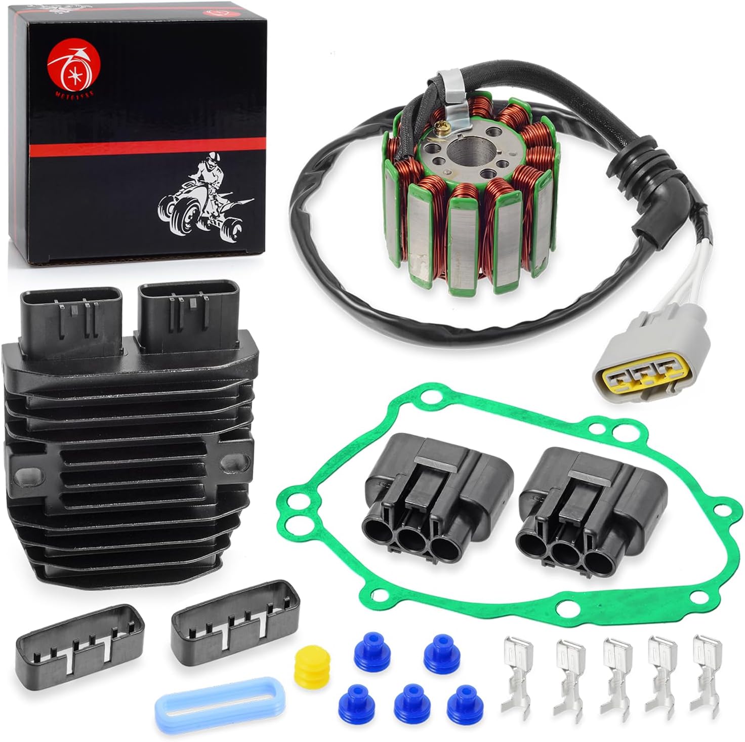 Magneto Stator And Regulator Gasket For YAMAHA R1 FZ1 FZ8 2007-2015