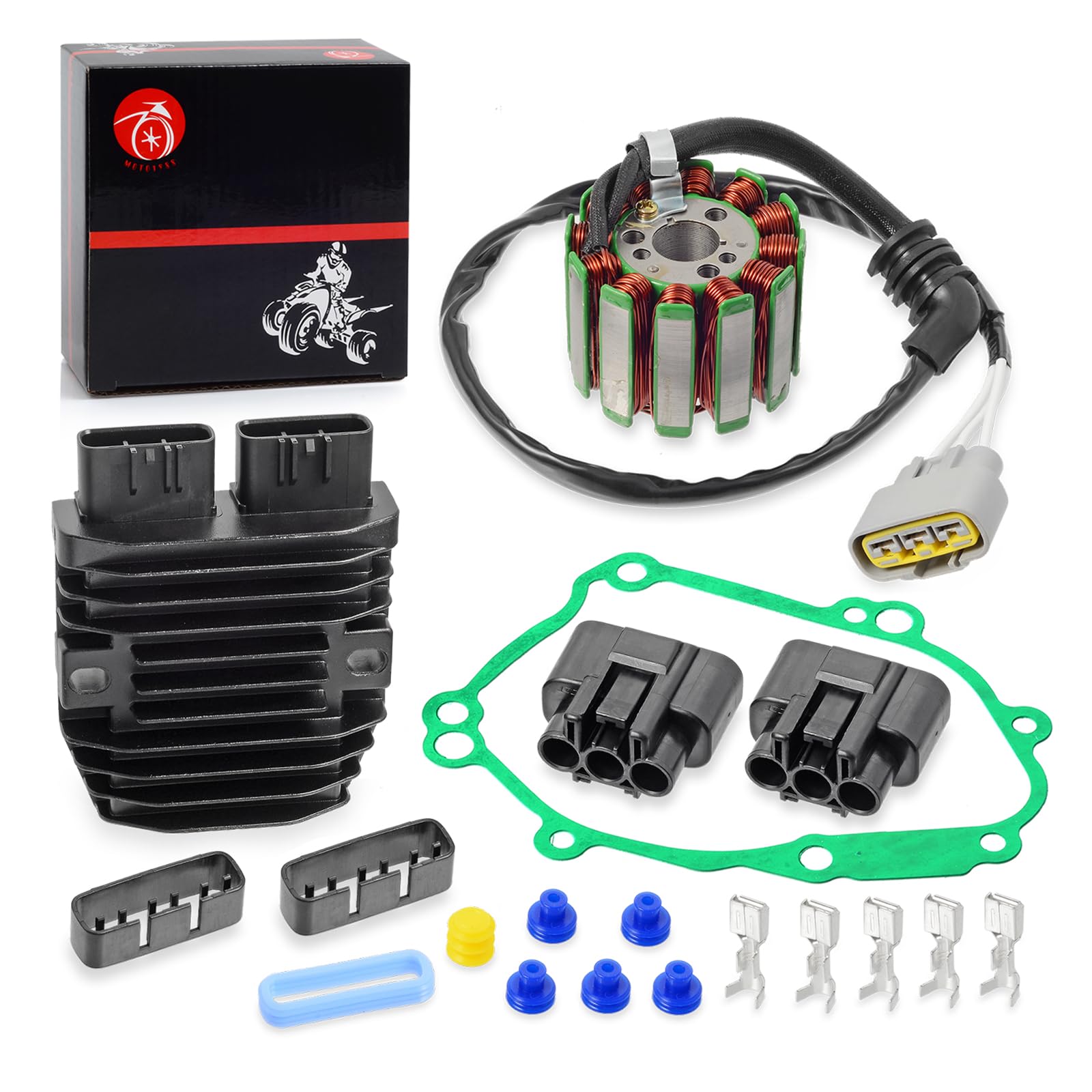 Stator Magnet Caltric Stator Gasket For Yamaha 5KM 15451 00 00 Gasket O Cover Yfz450 Stator - Foto 2