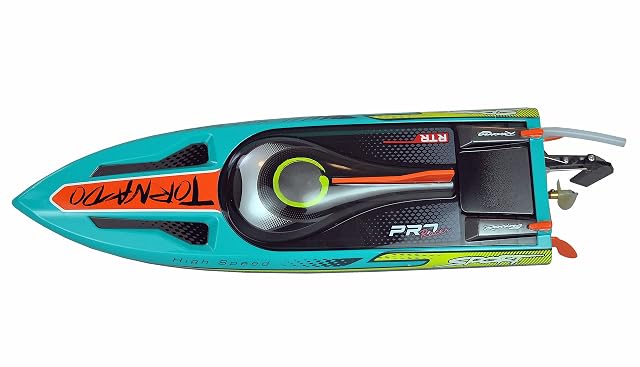 Foto 4 de 8 de Amewi Tornado High Speed Boot brushless 450 mm 65 km/h 2,4 GHz RTR, Multicolor RC Control Remoto