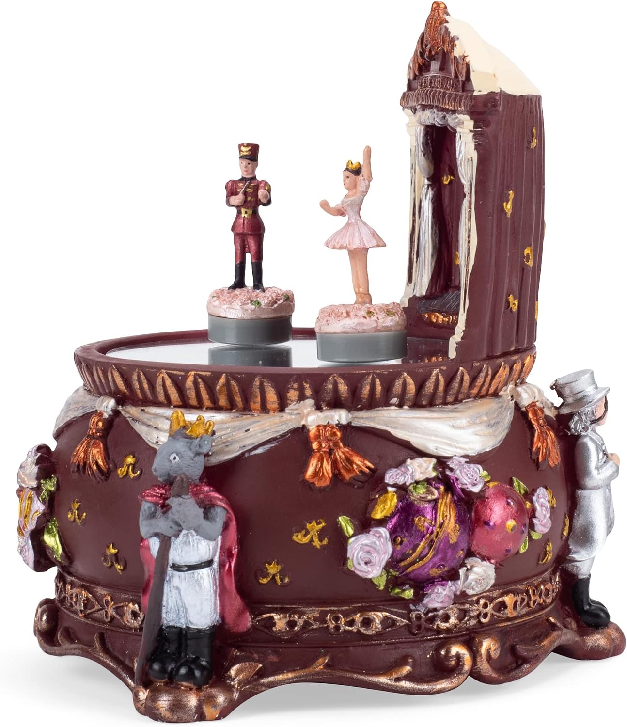 Elanze Designs Ballet Skating Pond Christmas Theatre Musical Carousel Plays Nutcracker Suite
