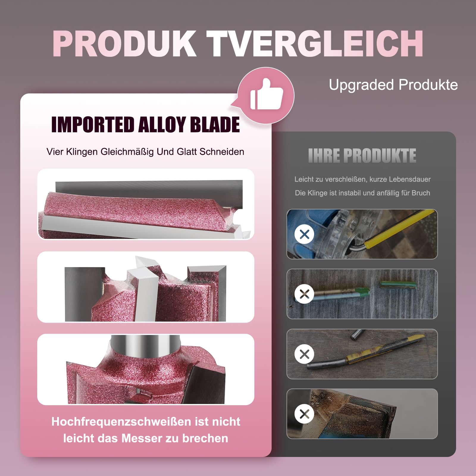 4-ostrzowy Frez do Oczyszczania Podłogi 8mm Trzonek,Ø20mm Długość Robocza 30mm Profesjonalny Frez z Twardego Metalu z Wyposażeniem Rowkowany Standard do Drewna Płyty Gęstej Akcesoria do