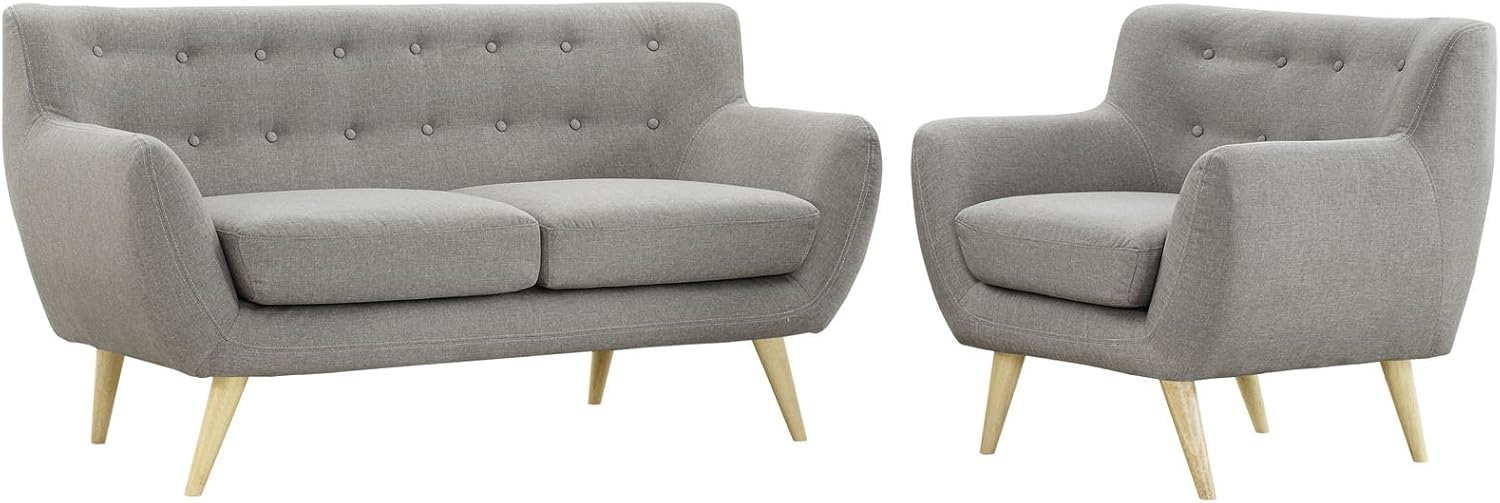 Modway Remark MidCentury Modern Upholstered Fabric Living