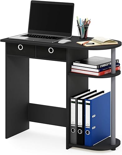 Miniatura 9 de Escritorio y mesa para computadora portátil Furinno 11193, color verde, Madera, Espresso/Marrón Espresso/Negro/Marrón,Haya/Marfil/Blanco,Marrón