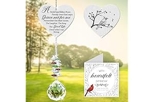 Memorial Gifts Crystal Garden Suncatcher: Condolence Gifts for Loss of Loved One,...