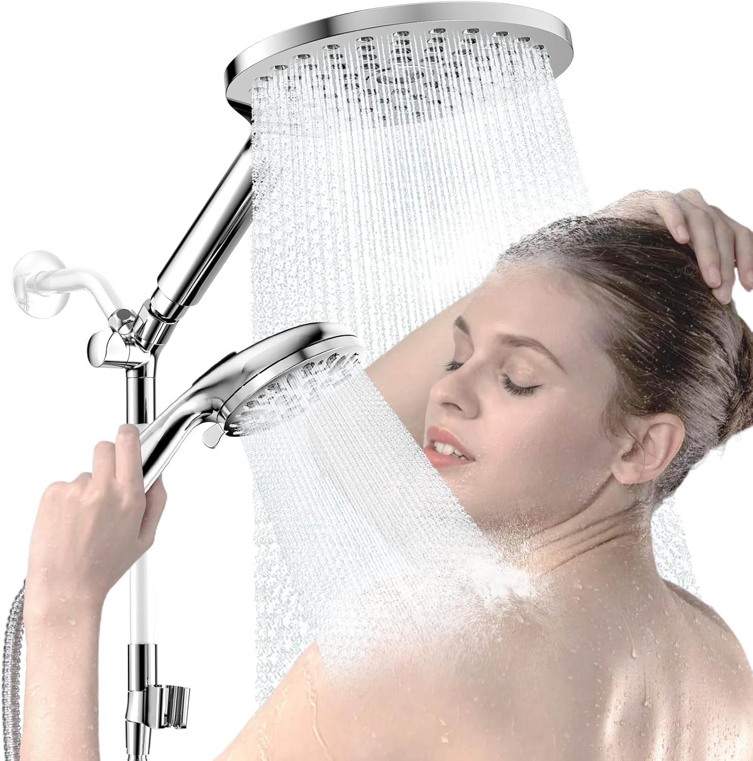 KAIYING Dual Shower Heads with Handheld Spray Combo, High Pressure