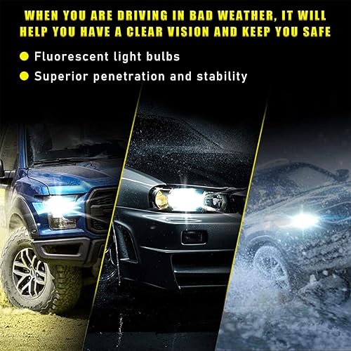 Miniatura 4 de 2 bombillas LED antiniebla H8 H11, 6500K 12V Plug and Play, bombillas LED de potencia súper brillante de 1500 lúmenes, accesorios de repuesto de luz
