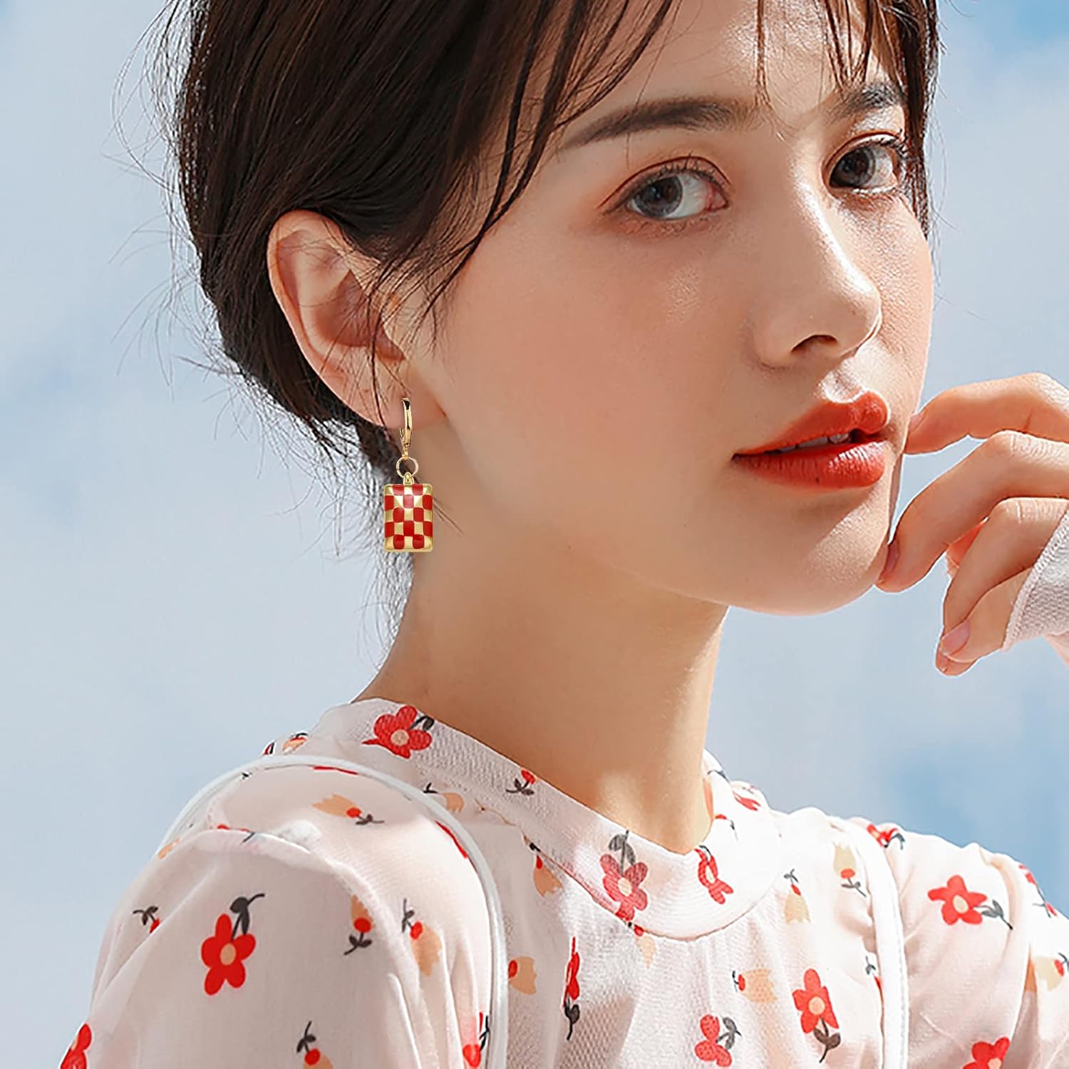 8 Pieces Rectangle Brass Enamel Charm Colorful Enamel Charm Real 18K Gold Plated for Jewelry Necklace Bracelet Earring Making Crafts - Image 3