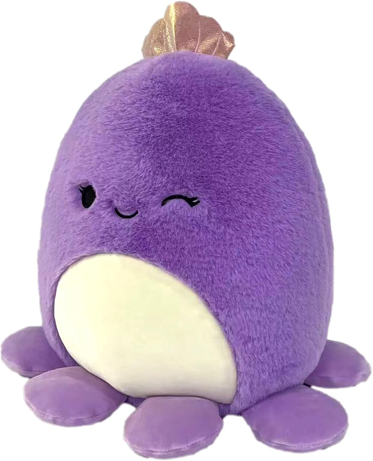 Squishmallows Plush Toy FuzzAMallows Purple Octopus 30 cm Cuddly Toys Original 2024