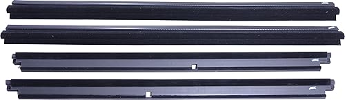 APDTY 144191 - Cinturón de goma para ventana de puerta, sello de limpieza de rocío, 4 piezas