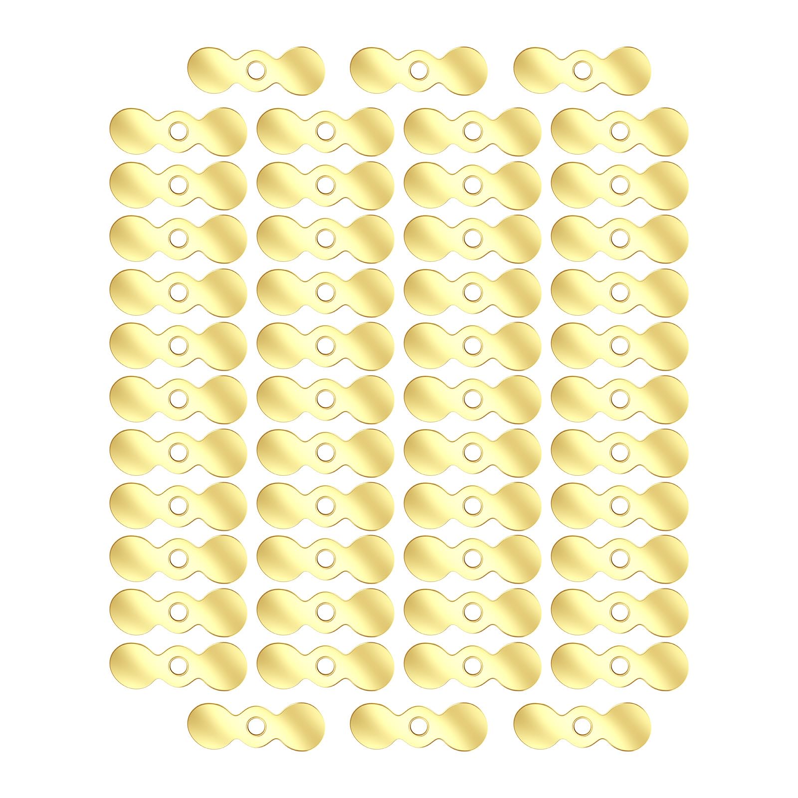 GMBYLBY 50Pcs Fishing Propellers Sequins Fly Propeller Topwater Fishing Lures Baits Fishing Propellers Slices Lures Replacement