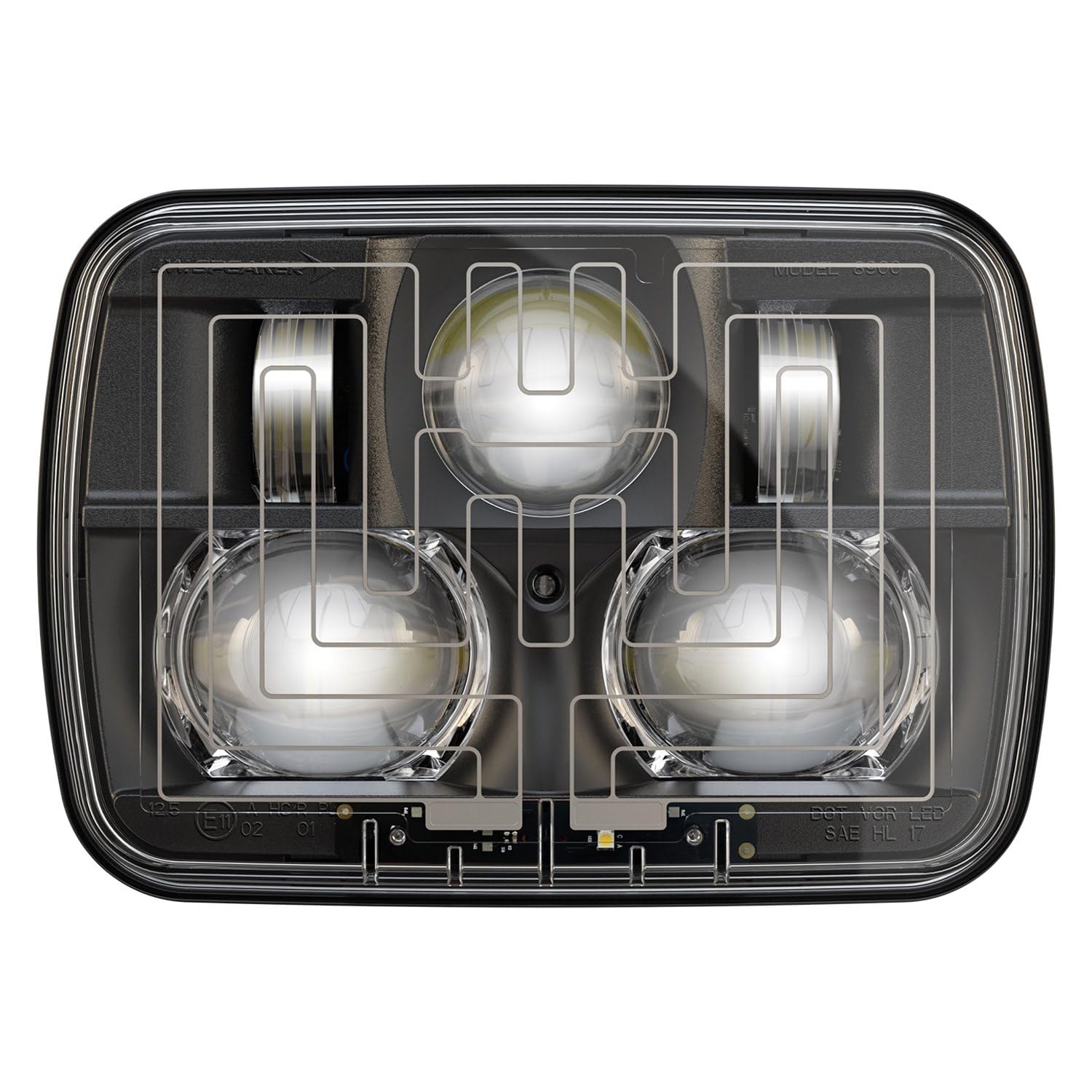 JW Speaker 8910-Ev2 12/24V Dot/Ece Rht HD schwarz