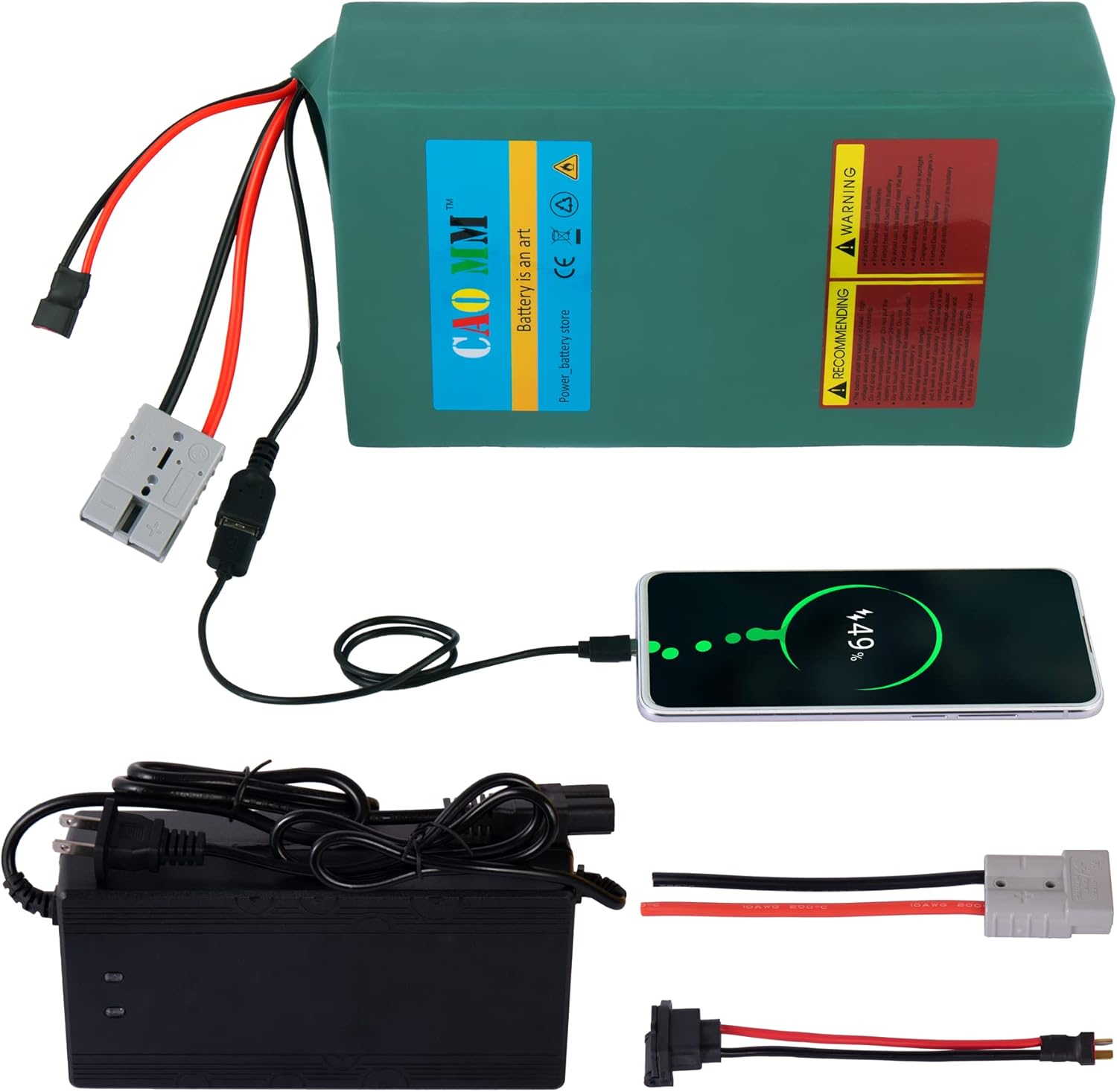 52V Battery, Ebike Battery, 52V/20AH 50amp Lithium Battery