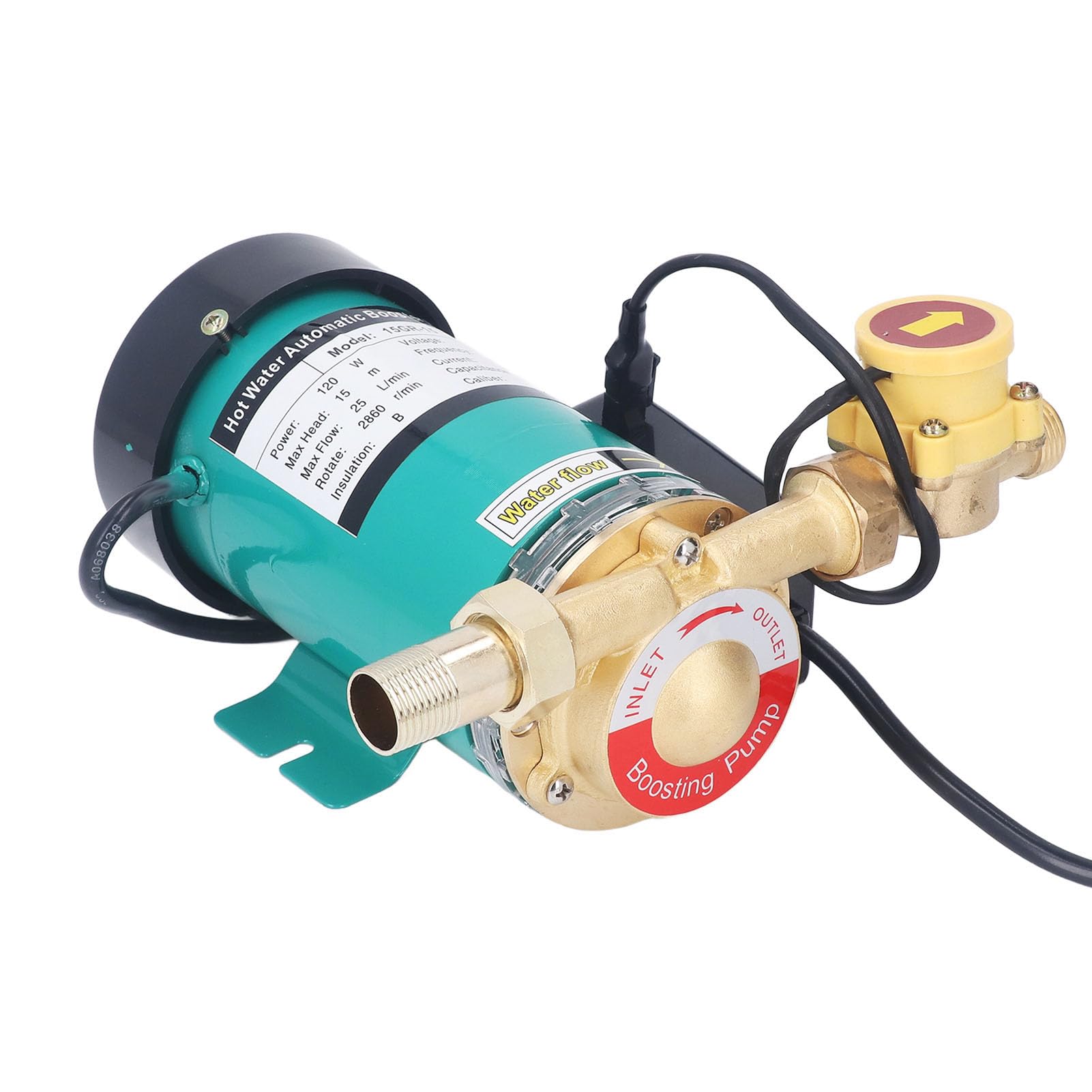 Domary Pompa Automatica a Pressione dell'Acqua 120W 25L/min Sollevamento