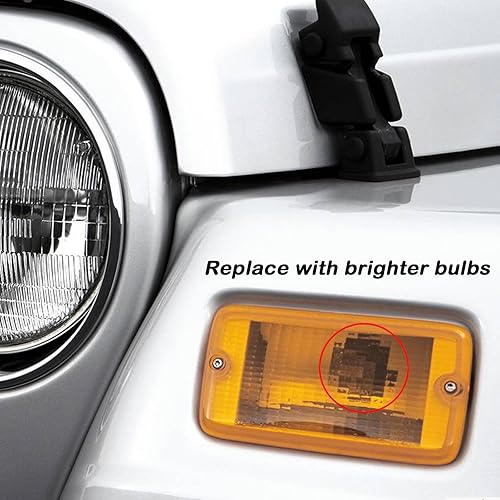 Miniatura 5 de Juego de enchufes para luces de estacionamiento delanteras y intermitentes para Jeep Wrangler TJ y Unlimited 1997-2006, Cherokee XJ 1999-2001 (97-06)