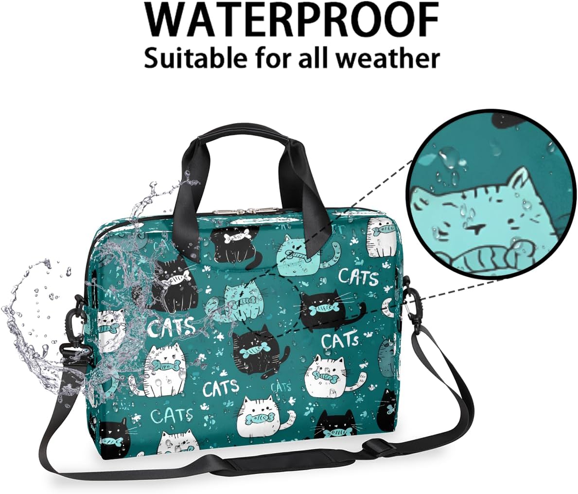 Vintage Sunflower Laptop Bag Floral Flower Laptops Sleeve Briefcase Notebook Carrying Case for Women 15.6 16inch