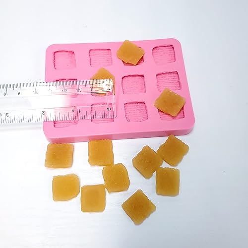 Miniatura 4 de Molde de vela de jabón de tostada de cereales crujientes de canela para molde de cera para molde de canela de cereales de resina