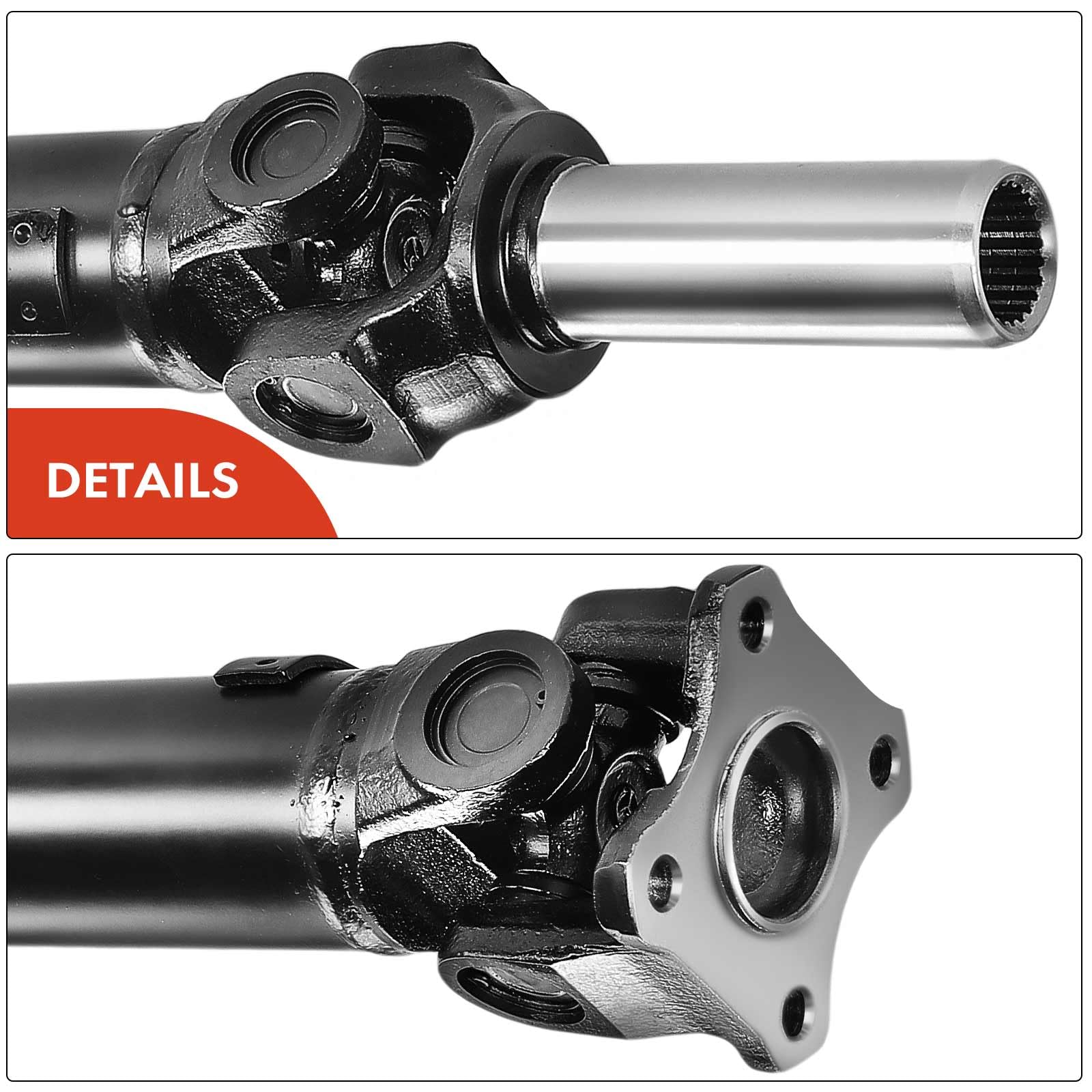 A-Premium Rear Complete Drive Shaft Prop Shaft Driveshaft Assembly Compatible with Toyota Pickup 1989-1995, RWD, Automatic Transmission, Replace# 3710035470