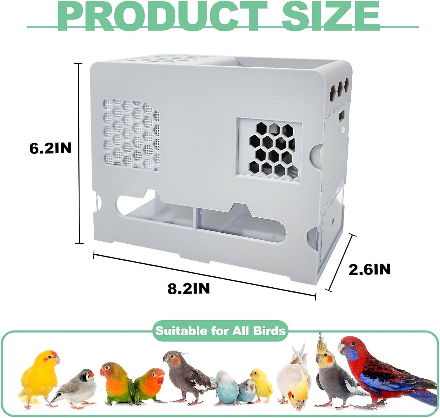 Bird Feed Shell Blowing Machine,No Assembly Required Husk Remover Wind Sheller Bird Seed Cleaner Machine, With Adjustable Speed Fan、intelligent Digital Display、rechargeable and Washable Quick Shelling